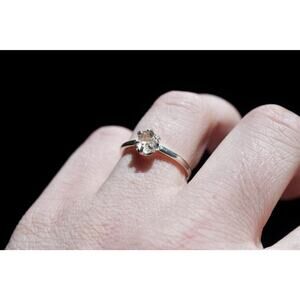 alternative raw diamond engagement ring raw crystal size 4 5 6 7 8 8 9 10 11 12